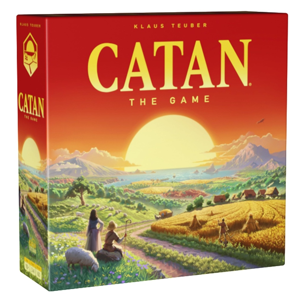 CATAN 6th Edition   Board Game   Ages 10+   3-4 Players   60-90 Minutes Playing Time