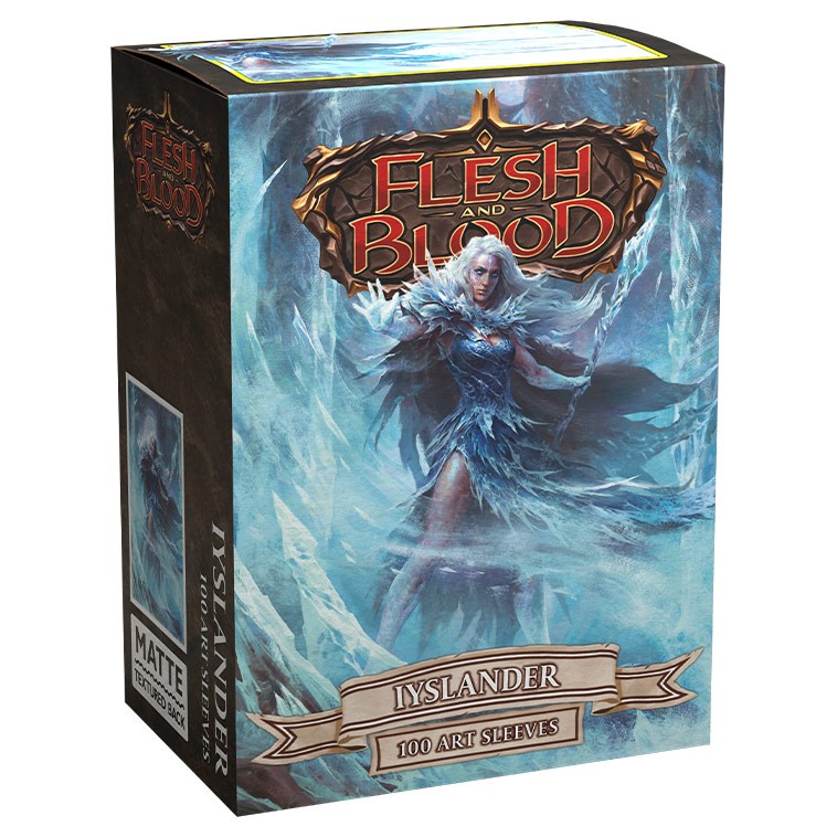 Flesh and blood Lyslander Dragon shield sleeves (100)