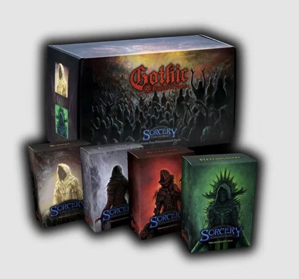 Sorcery Contested Realm GOTHIC PreCon the Prophets of Doom 4 Deck Set in Hand!