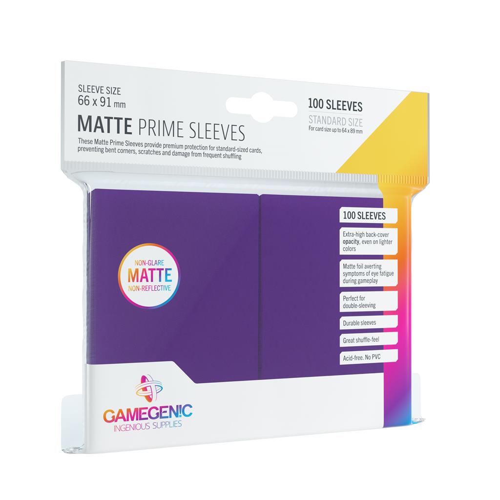 Gamegenic - Matte Prime Sleeves Purple 66x91
