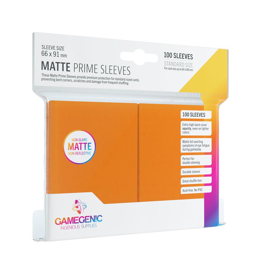 [BF-33702] Gamegenic - Matte Prime Sleeves Orange (100 Sleeves)