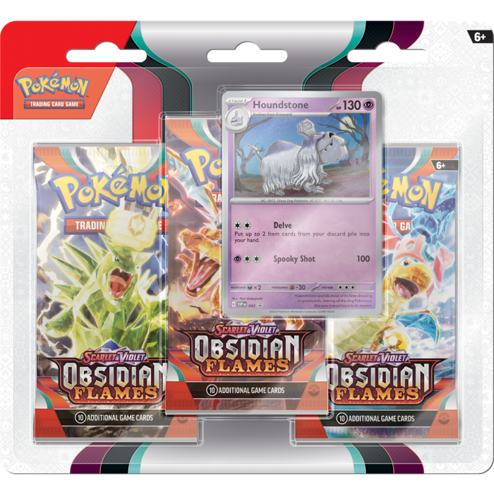 Pokémon - Obsidian Flames - 3-Pack Blister - Houndstone