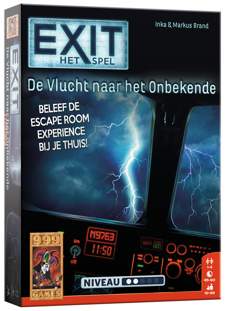 Exit: De Vlucht naar het Onbekende – escape room spel
