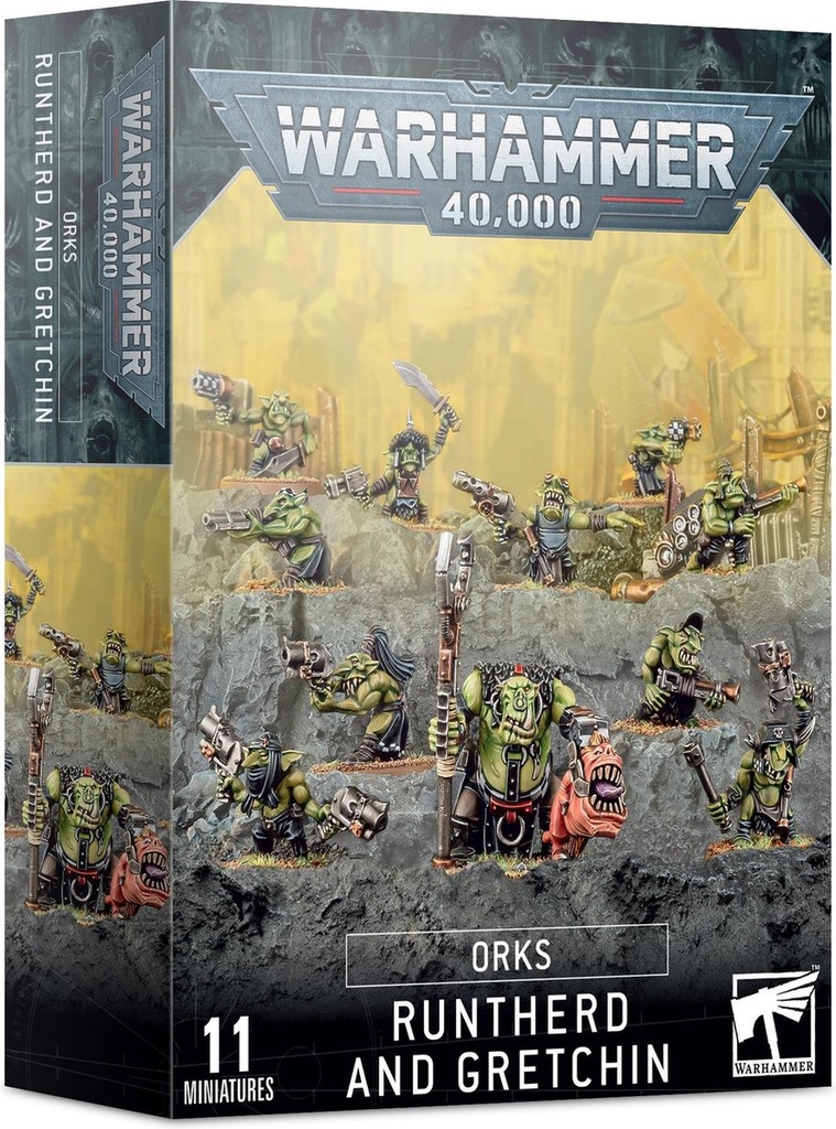 Warhammer 40K – Orks Runtherd & Gretchin