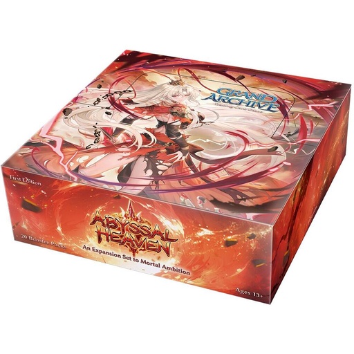 Grand archive tcg: abyssal heaven 1st edition booster display (20 boosters) - en