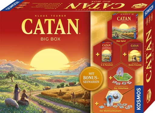 Catan Big Box – bundel met basisspel + uitbreidingen