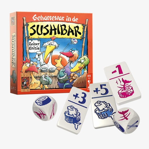Geharrewar in de Sushibar – kaartspel