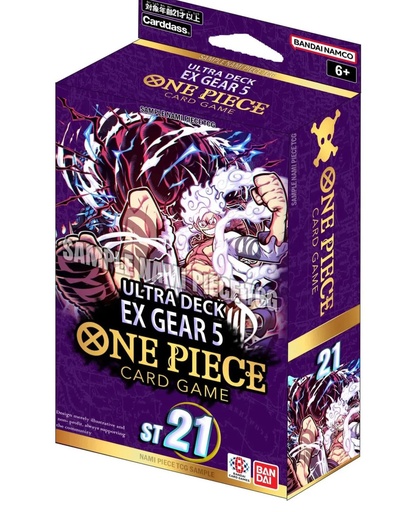 One piece card game -gear5- st21 starter deck ex- en