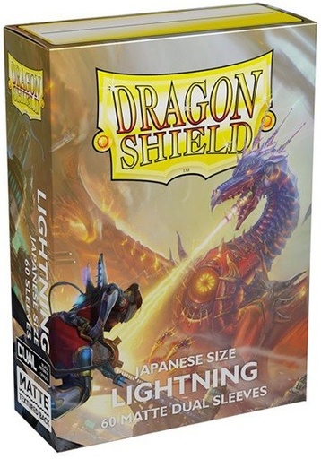 [Dragon shield japanese size lightning matte dual (60 sleeves)] Dragon shield japanese size lightning matte dual (60 sleeves)