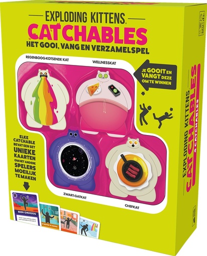 [Exploding kittens catchables mini figurenset] Exploding kittens catchables mini figurenset