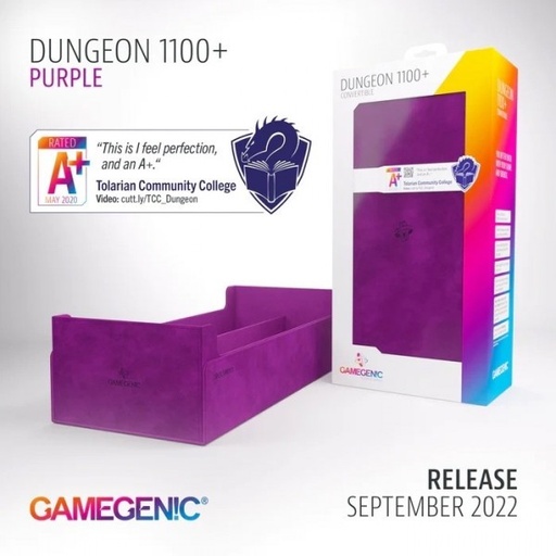 [Gamegenic dungeon 1100+ card holder paars purple] Gamegenic dungeon 1100+ card holder paars purple