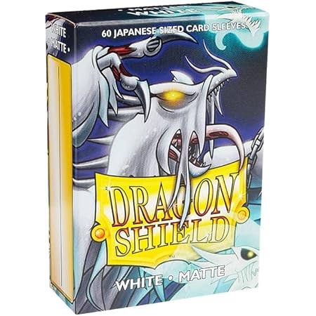 [Dragon shield small sleeves - japanese matte white (60 sleeves)] Dragon shield small sleeves - japanese matte white (60 sleeves)