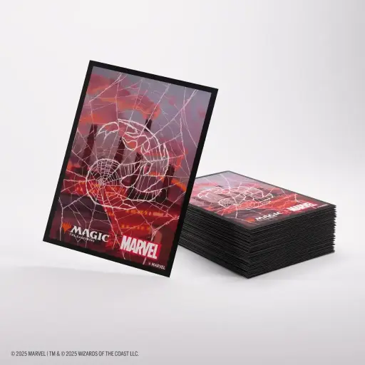 [Gamegenic - magic: the gathering | marvel's spider-man premium art sleeves - spider-man mountain ] Gamegenic - magic: the gathering | marvel's spider-man premium art sleeves - spider-man mountain 