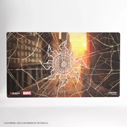 [Gamegenic - magic: the gathering | marvel's spider-man shiny playmat - spider-man plains  ] Gamegenic - magic: the gathering | marvel's spider-man shiny playmat - spider-man plains  