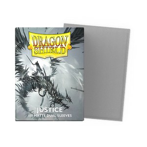 [Dragon shield sleeves - standard size - matte dual - justice (100 sleeves)] Dragon shield sleeves - standard size - matte dual - justice (100 sleeves)