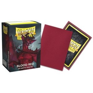 [Dragon shield standard matte sleeves - blood red simurag (100 sleeves)] Dragon shield standard matte sleeves - blood red simurag (100 sleeves)