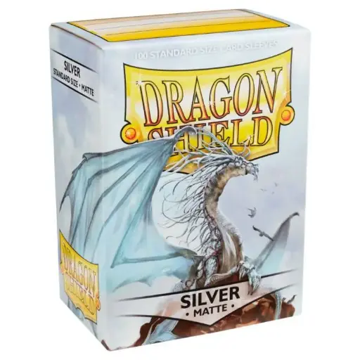 [Dragon shield standard sleeves - matte silver (100 sleeves)] Dragon shield standard sleeves - matte silver (100 sleeves)