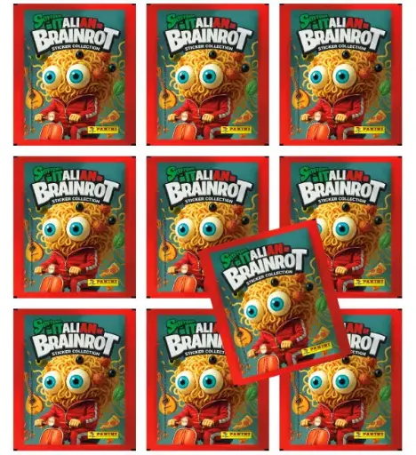 [Skifidol italian brainrot sticker ecoblister] Skifidol italian brainrot sticker ecoblister (8 pakjes)