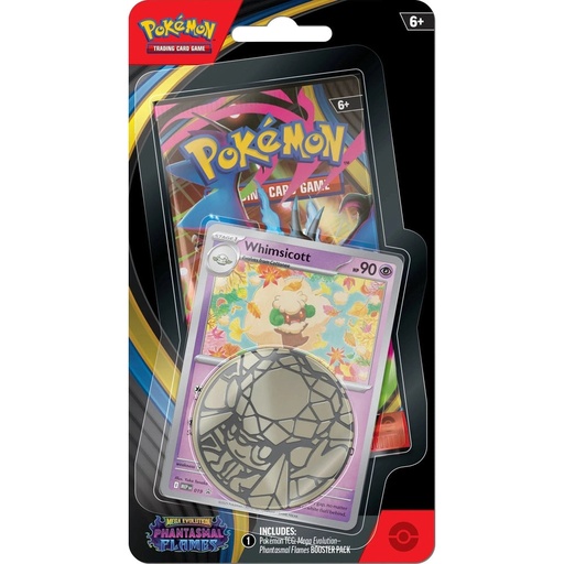 [Pkm - phantasmal flames: whimsicott 1-pack blister d12 display - en] Pkm - phantasmal flames: whimsicott 1-pack blister d12 display - en